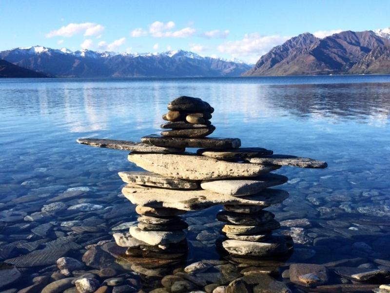 Lakefront Fantail Cottage Lake Hawea, Wanaka エクステリア 写真